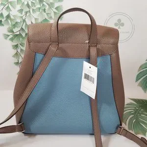 baltic sea kate spade medium leila backpack Kate Spade New York Leila Colorblock Medium Flap Backpack  main image 2